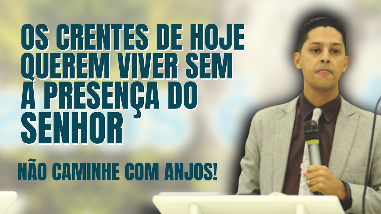 Se a tua Presença não for Conosco, não nos faça SAIR DAQUI - Exôdo 33:15 -