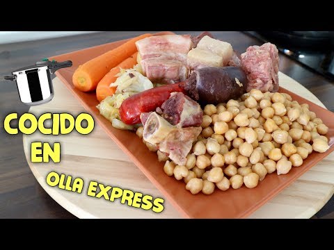 Cocido Madrileño en olla express