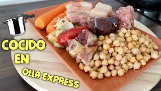 COCIDO MADRILEÑO | RECETA FÁCIL EN OLLA EXPRESS