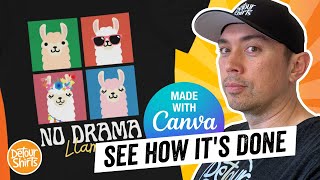 Easy Canva T-Shirt Design for Beginners That You Can Scale!! Step by Step Tutorial Using Squares