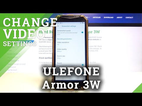 How to Manage Screen Recorder Function in Ulefone Armor 3W - Change Video Quality of Screen Recorder