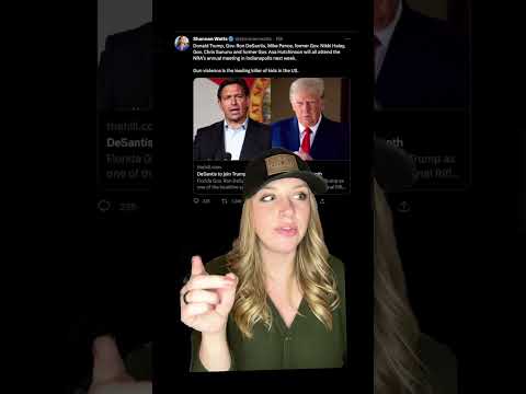 DeSantis and Trump at NRA AM… Not everyone is happy… #shortsvideo #shorts Thumbnail