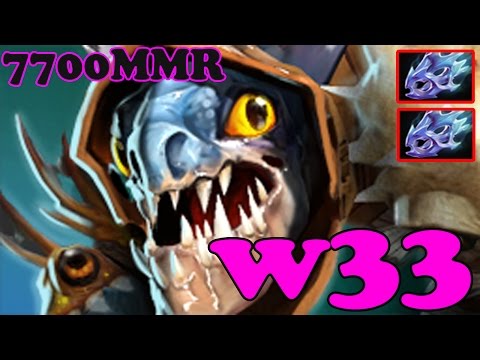 Dota 2 - w33 7700 MMR Plays Slark vol 4# - Ranked Match Gameplay