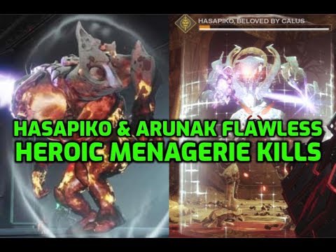 Hasapiko & Arunak Heroic Menagerie Boss FLAWLESS kill strategy / guide