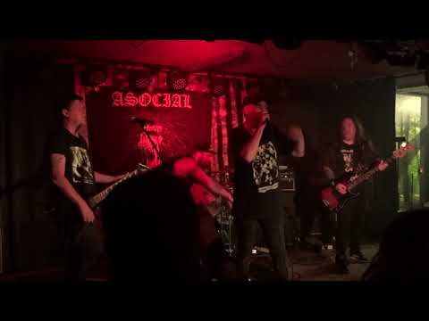 Asocial - L​å​gintensiv Terror - live at JH Asgaard, Gent, Belgium 07-10-2023