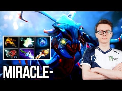 Miracle Weaver WTF?! Damage - Diffusal Blade + Manaburn Talent - Dota 2