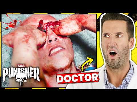 ER Doctor REACTS to Marvel's The Punisher Fight Injuries