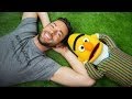A Lovely Sunny Day Zachary Levi And Bert From Sesame Street Mashable