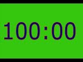 100 Minute Timer Countdown 100 min with Alarm