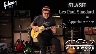 Video thumbnail for The Slash Les Paul Standard from Gibson Guitars (in Appetite Amber)  •  Wildwood Guitars by Wildwood Guitars