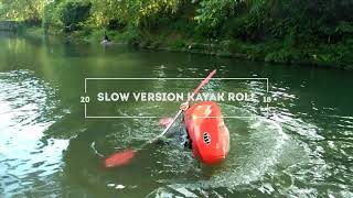 preview picture of video 'Kayak roll practice (tutorial)'