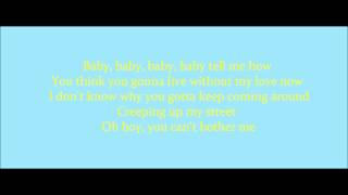 Flat On The Floor - Carrie Underwood (Lyrics On Screen)