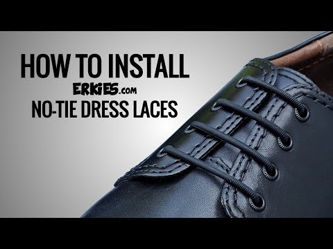No Tie Shoelaces for Dress Shoes and How To Install