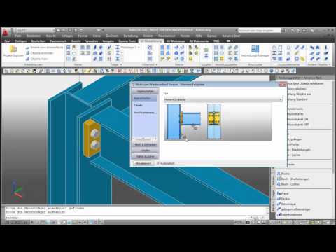 Advance Steel - Erstellung eines Balkones Teil 1
