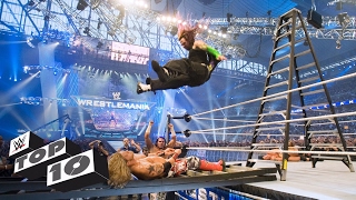 The Hardy Boyz insane ladder attacks: WWE Top 10