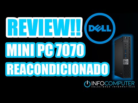 DELL Optiplex 7070 Mini PC Core i7 8700T 2.4 GHz | 8 GB | 256 NVME | WIN 10 | DP | Adaptador VGA