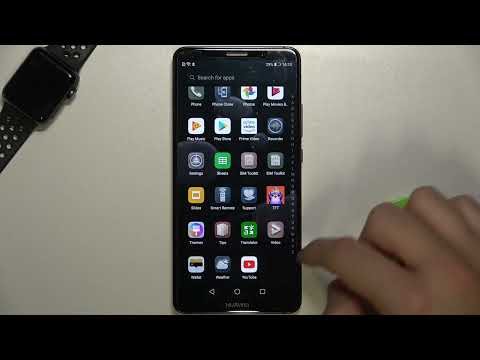 How to Enable App Drawer on Huawei Mate 10 Pro - Disable Menu