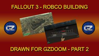 Fallout 3 RobCo Building drawn for GZDoom - Part 2