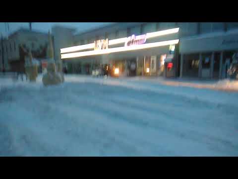 Mukačevo první sníh, centrum města , Мукачево перший сніг центр міста