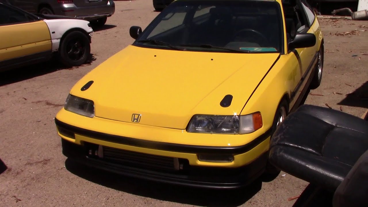 1991 Honda CRX with cheap Ebay turbo test drive