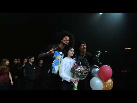 Les Twins x Kids Write Network at Ste Anne College Montreal Quebec