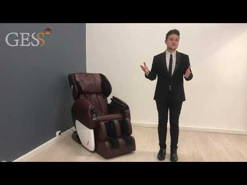 Массажное кресло GESS Optimus (черное) - Видео 1