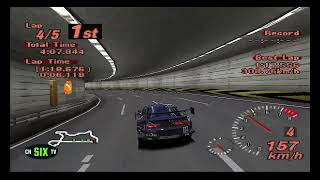 Gran Turismo 2 MT control Supra GT vs GT40 & GT-ONE  Lap Time 5