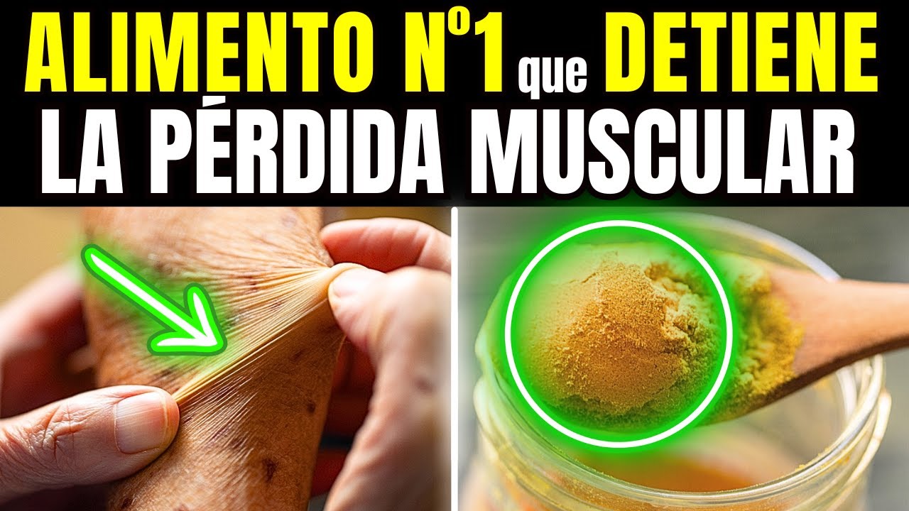 10 ALIMENTOS para GANAR MÚSCULO Después de los CINCUENTA AÑOS