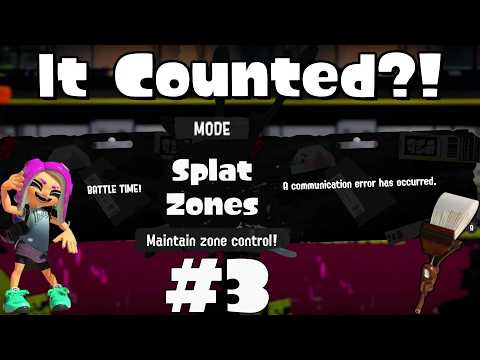 Why Did it Count?!【Splatoon 3】Anarchy Battles (Octobrush) | Splat Zones #3