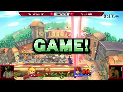 VS Weekly 7/19/18 - Winners Qtrs - EBM | MuteAce (Peach) vs Goblin (Roy) - Smash 4