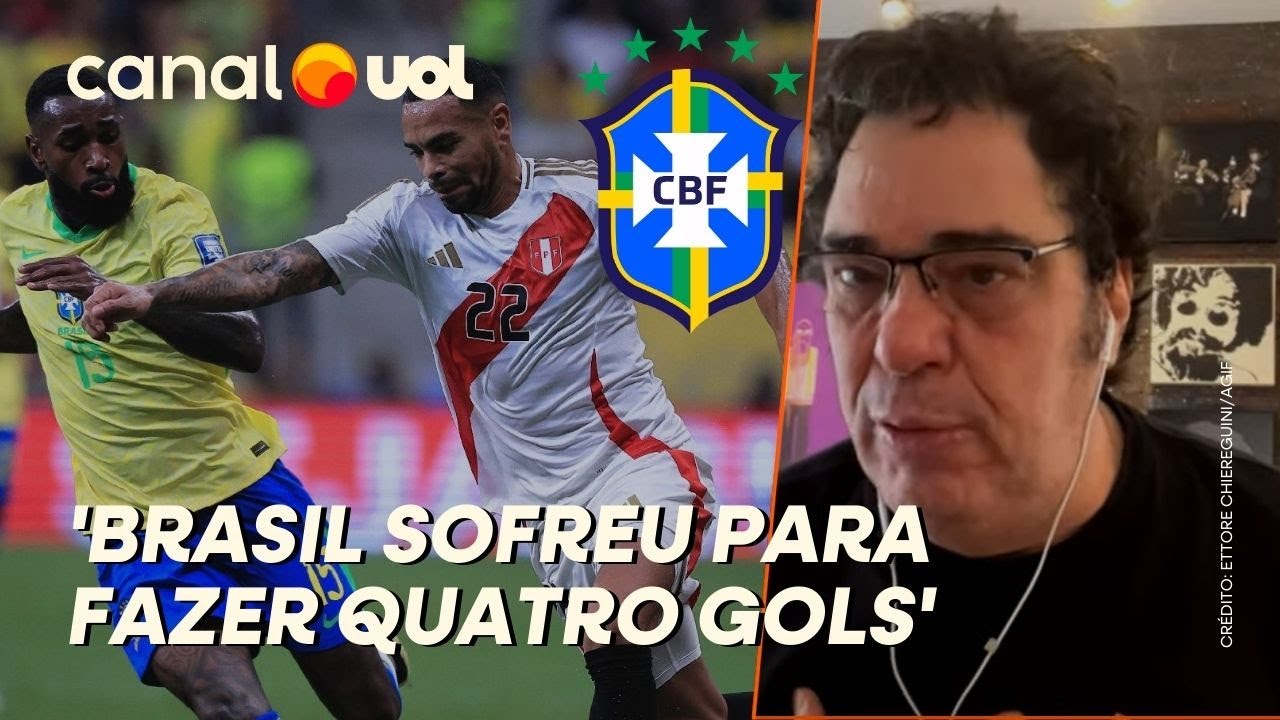 CASAGRANDE PREGA CAUTELA COM DESEMPENHO DO BRASIL: 'UMA DAS PIORES SELEÇÕES DA HISTÓRIA DO PERU'