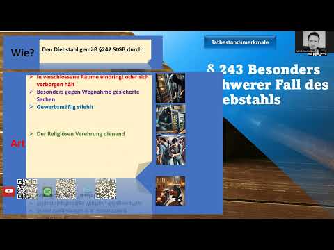 §§242,243 Besonders schwerer Fall des Diebstahls kurz erklärt