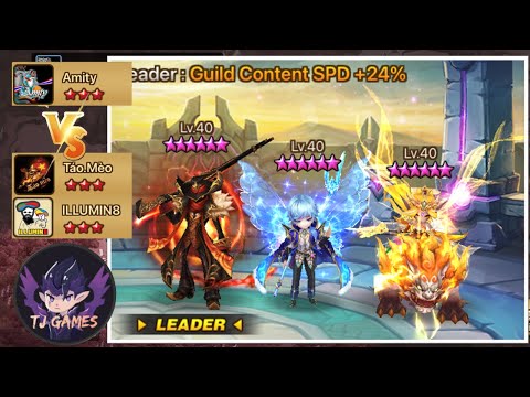Summoners war G3 siege (Asia server) vs. TaoMeo and ILLUMINAT8