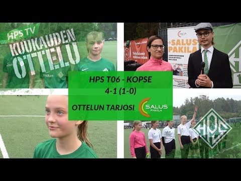 KUUKAUDEN OTTELU: HPS T06 4 - 1 KOPSE, 14.6. - HPS TV