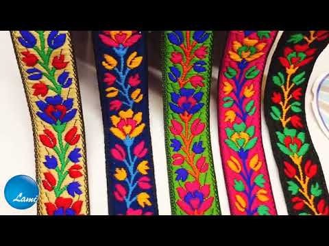 Jacquard ribbons polyester lace