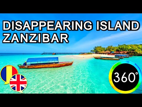 360° Video Blue Safari Disappearing Island in Zanzibar by Boat Trip Tanzania Daniel Nelu #TravelVlog