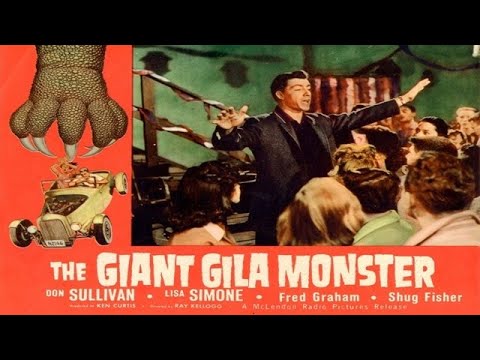 The Giant Gila Monster (1959) — Full Movie | Don Sullivan, Lisa Simone | Sci-Fi Horror