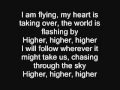 Erik Grönwall - Higher - Lyrics 