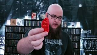 Eating a ghost pepper *VOMIT ALERT*