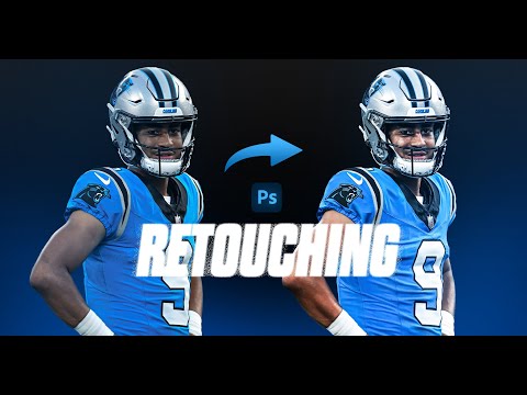 How To Retouch Sports Images EASILY | Photoshop Tutorial | Dsgnsbyrc