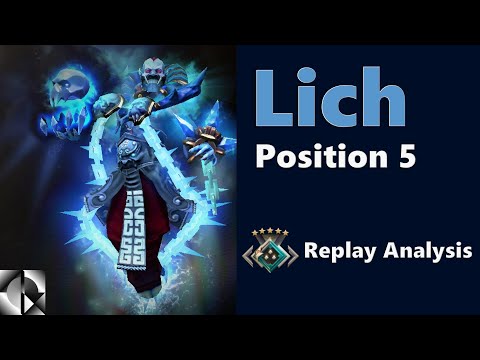Replay Analysis: Lich 5 Support - Crusader 5 (22/8/2020 Stream) | 7.27c