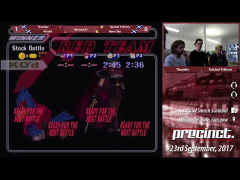 Precinct September - Thunder + Wraith Vs. Neon Sky + Tainted Triforce Melee Doubles WR2