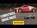 Drag Race | Audi R8 V10 vs R/C Audi R8