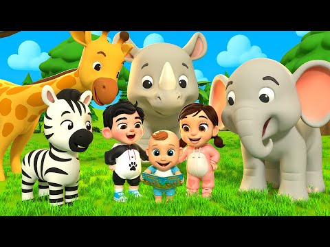 Farm Animals Playtime Kids Nursery Songs | LuLu LaLa Animal Learning Rhymes | Sharing is Kind Song