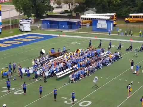 Brownsboro Military Band - Star Spangled Banner & School Song