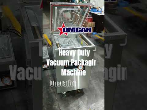 Video thumbnail for Floor Model Heavy-duty Vacuum Packaging Machine with 1.2 HP and Single Seal Bar