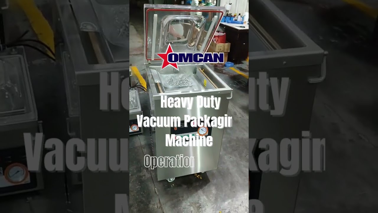 Video thumbnail for Tabletop Vacuum Packaging Machine with 20" Seal Bar