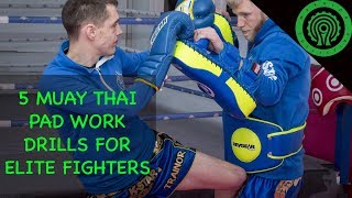 5 Pad Work Combination Drills for Elite Fighters