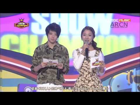 [中字] 130327 Show Champion Amber&Luna MC CUT [ARCN字幕组]