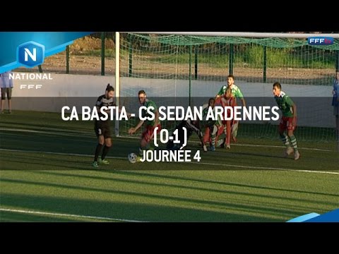 J4 : CA Bastia-CS Sedan (0-1), le résumé
